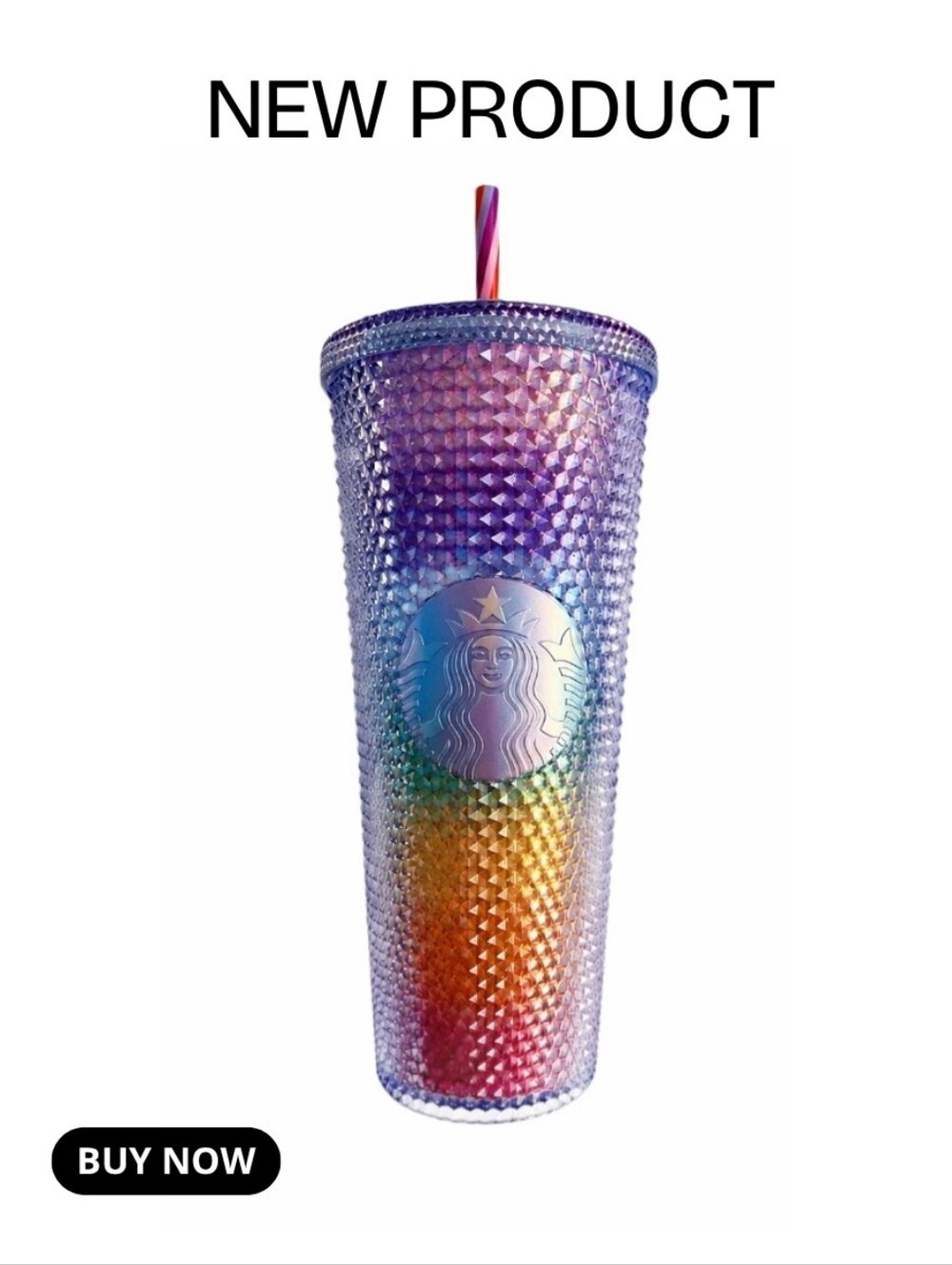 NEW Starbucks Rainbow Tumbler | Limited Edition Sofie Birkin